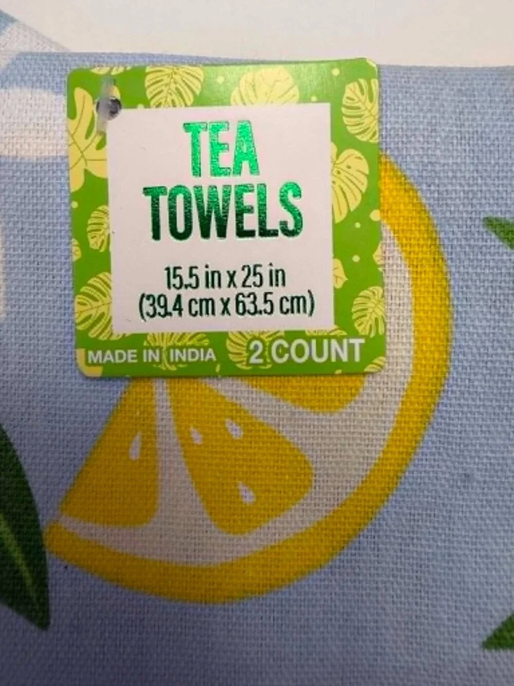 NWT- Lemon Tea Towel Set